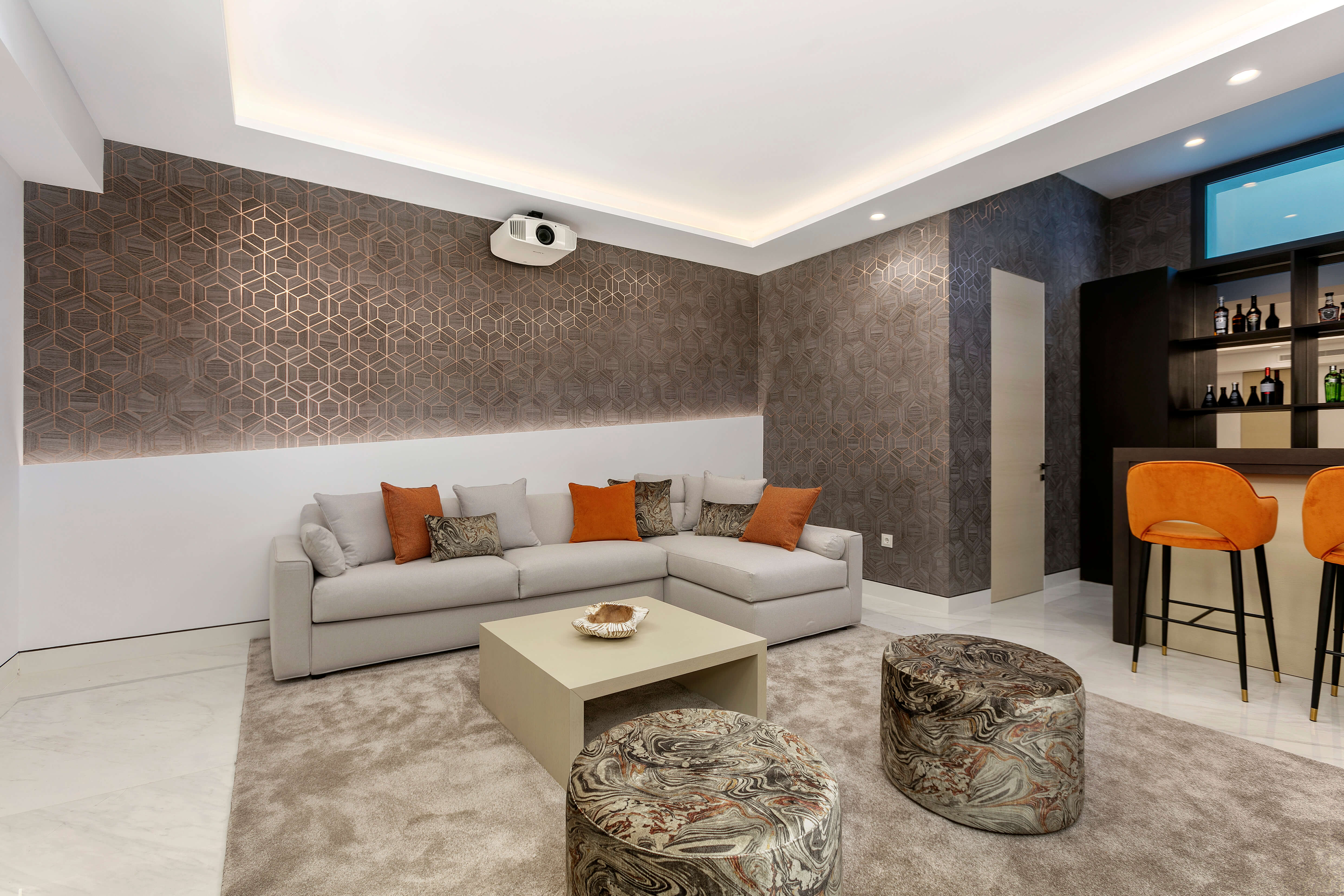 Loungeruimte met zithoek
